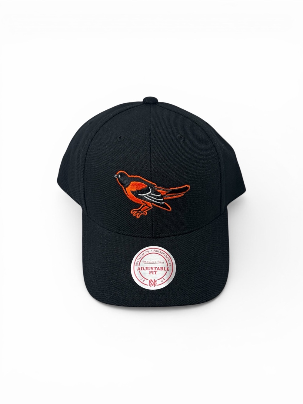 Baltimore Orioles Mitchell & Ness Logo‎ Snapback Adjustable Hat Cap